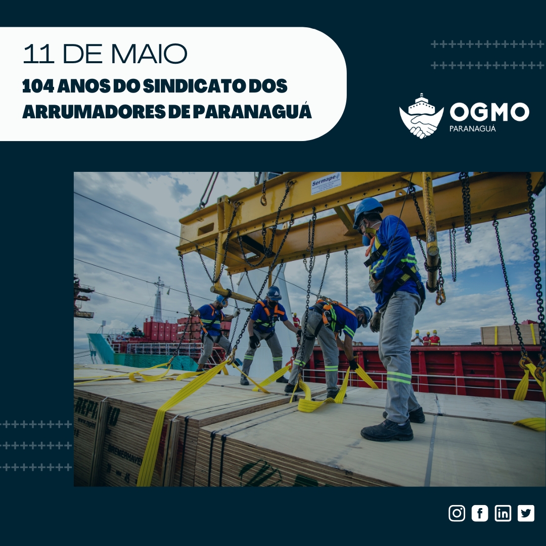 Parabéns Sindicato dos Arrumadores de Paranaguá 